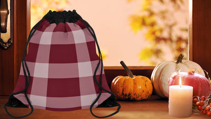 Drawstring Bag - Fall Flannel