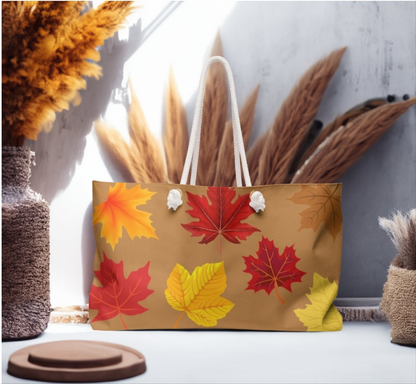 Weekender Bag - Fall Leaves