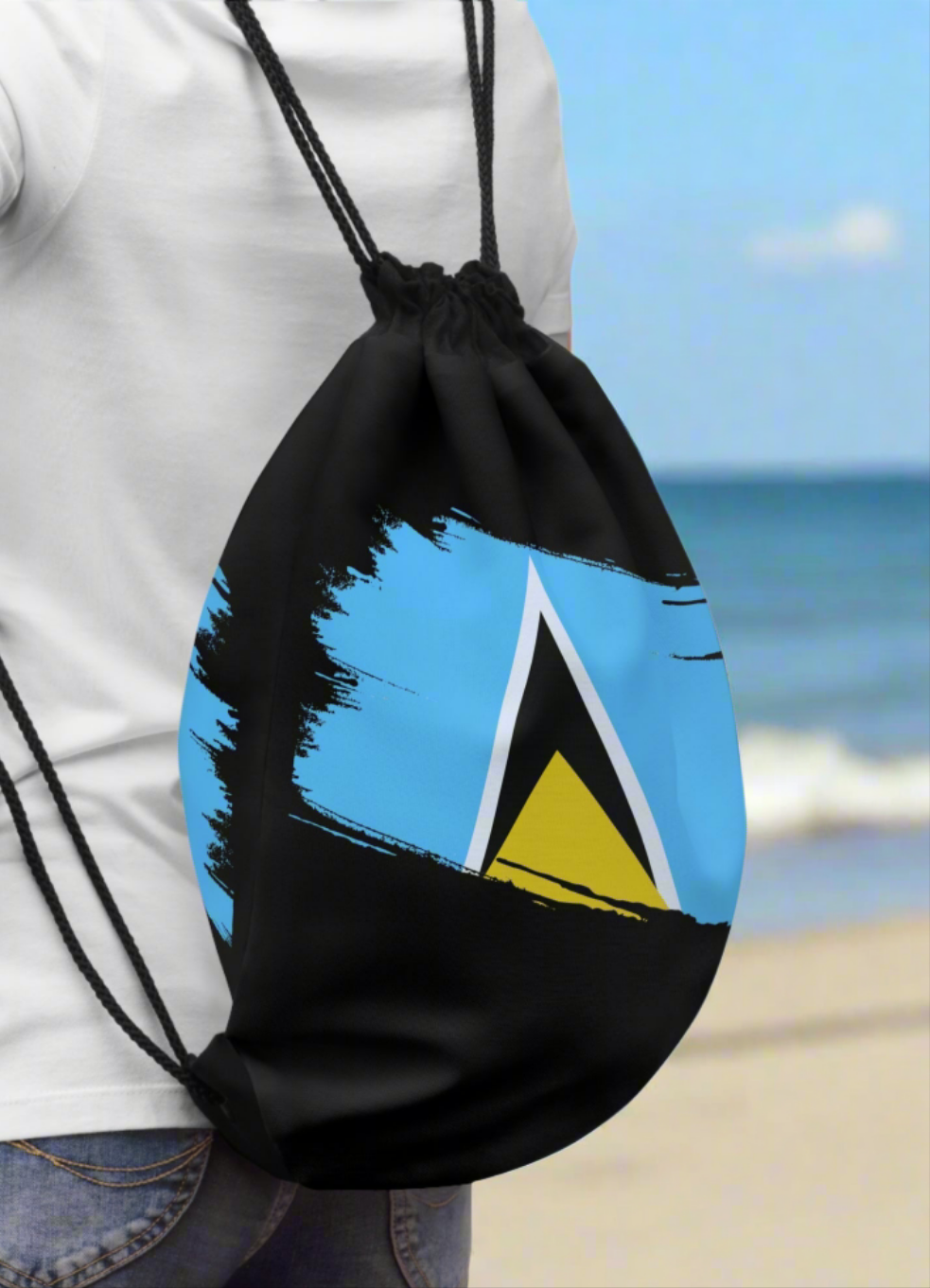 Drawstring Bag - St. Lucia