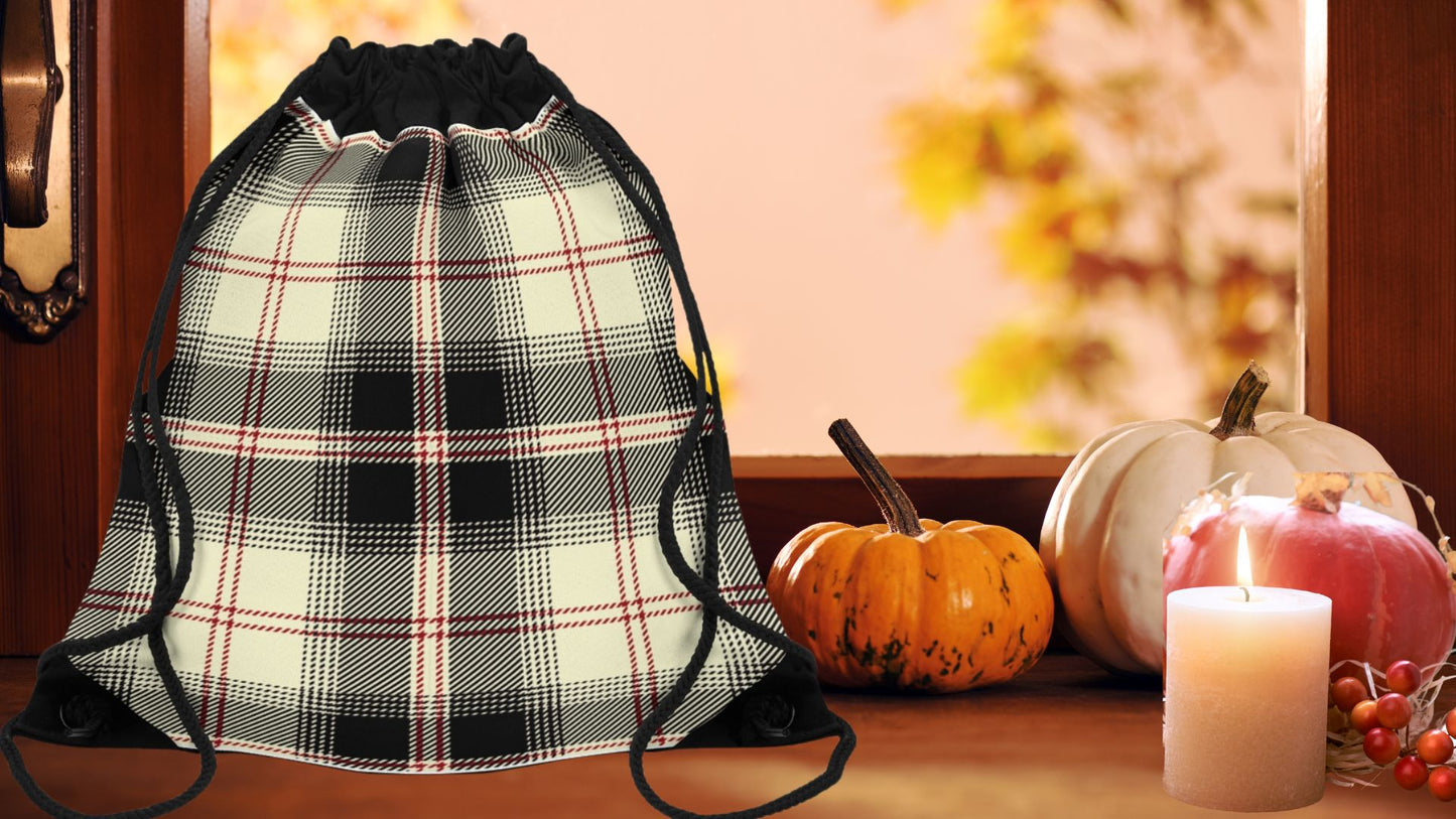 Drawstring Bag - Comfy Flannel