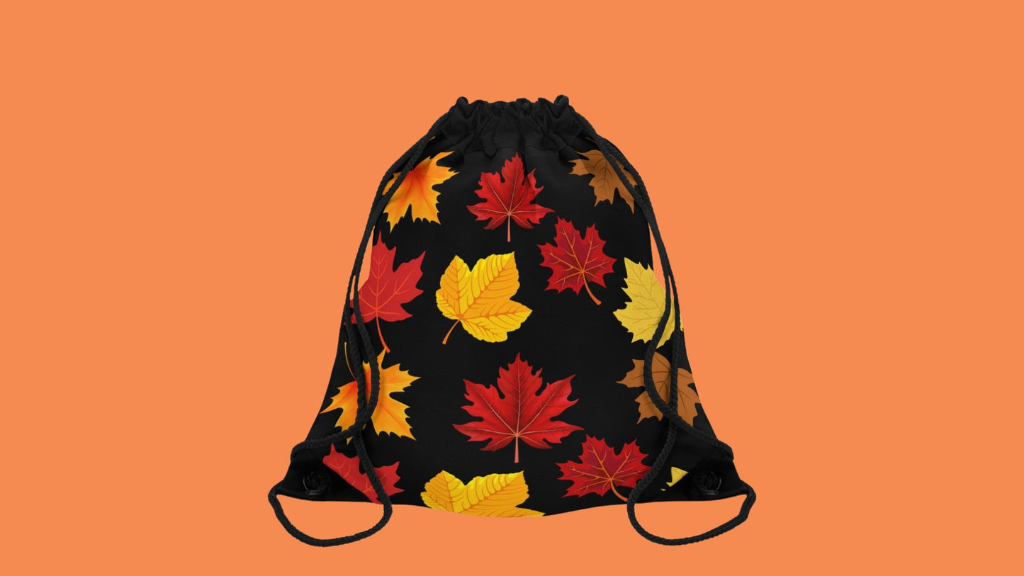 Drawstring Bag - Fall Leaves
