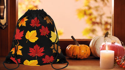 Drawstring Bag - Fall Leaves