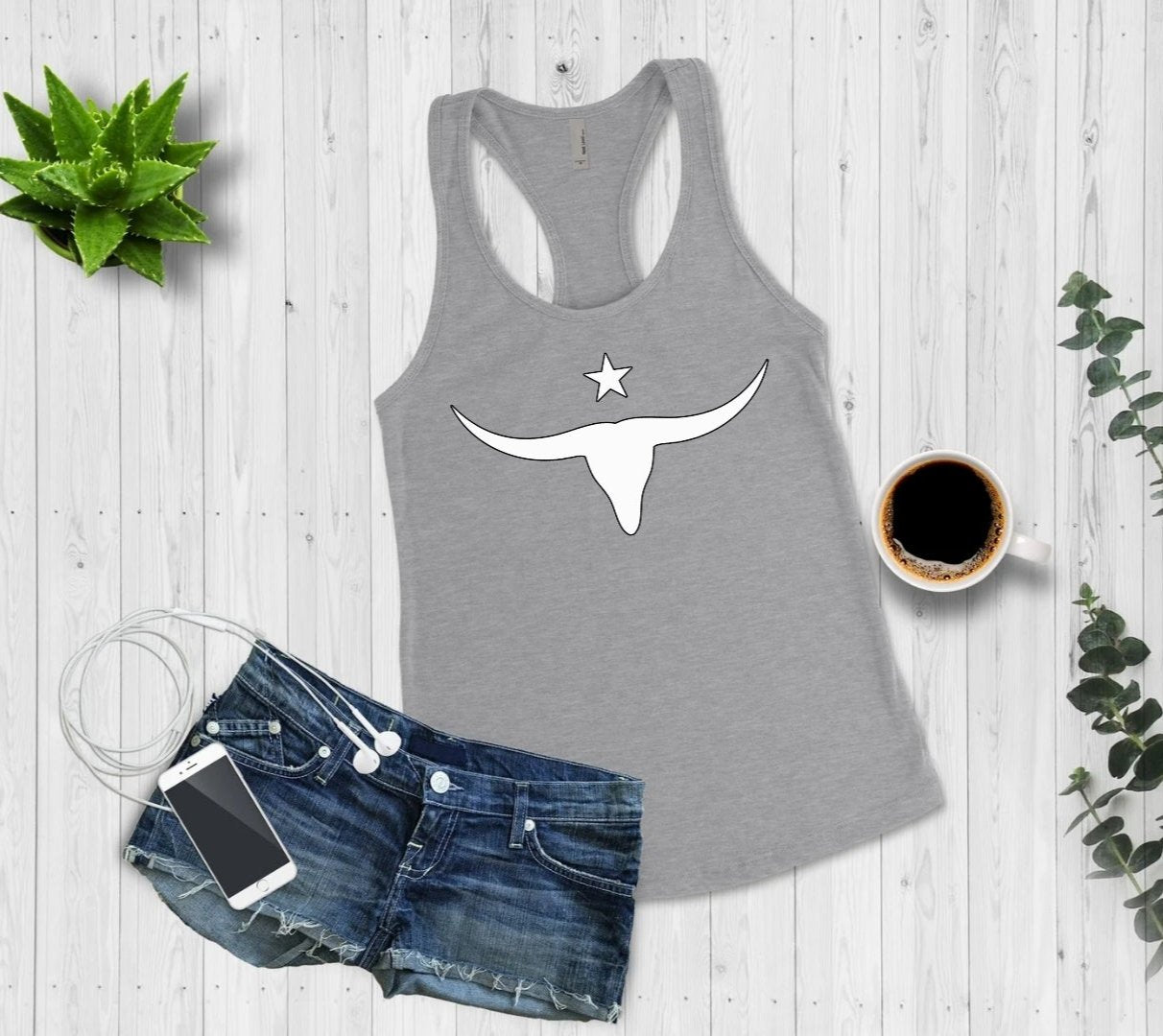 Racerback Tank - Long Horn