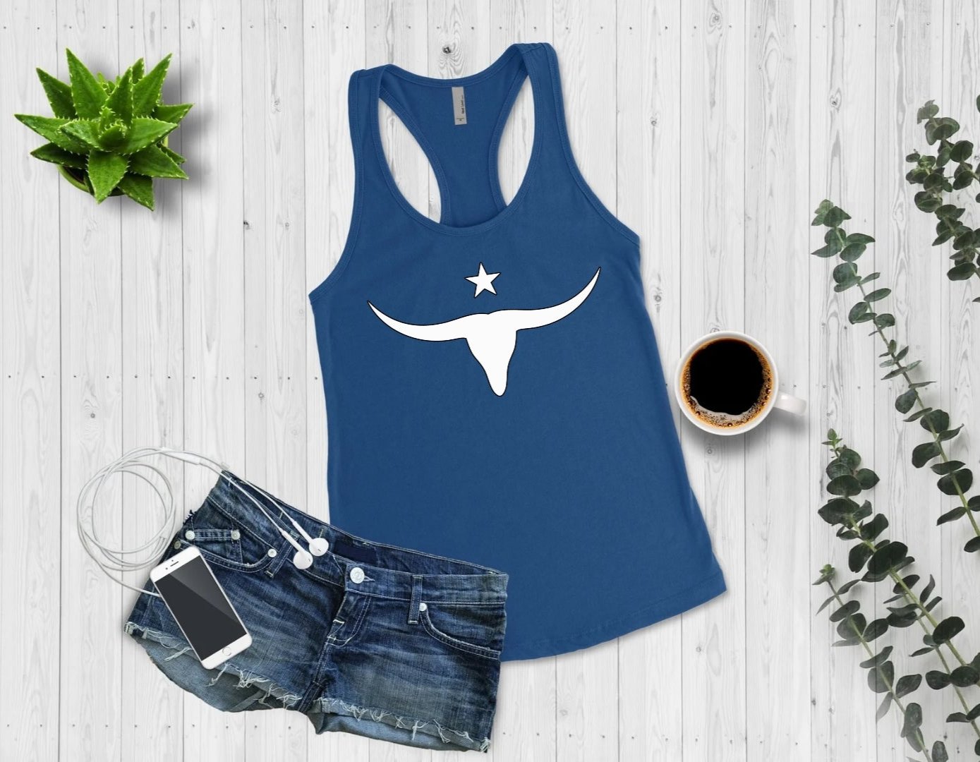 Racerback Tank - Long Horn