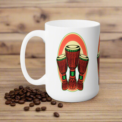 Ceramic Mug - Djembe