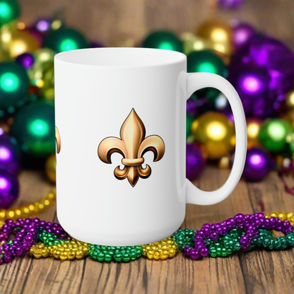 Ceramic Mug - Fleur De Lis