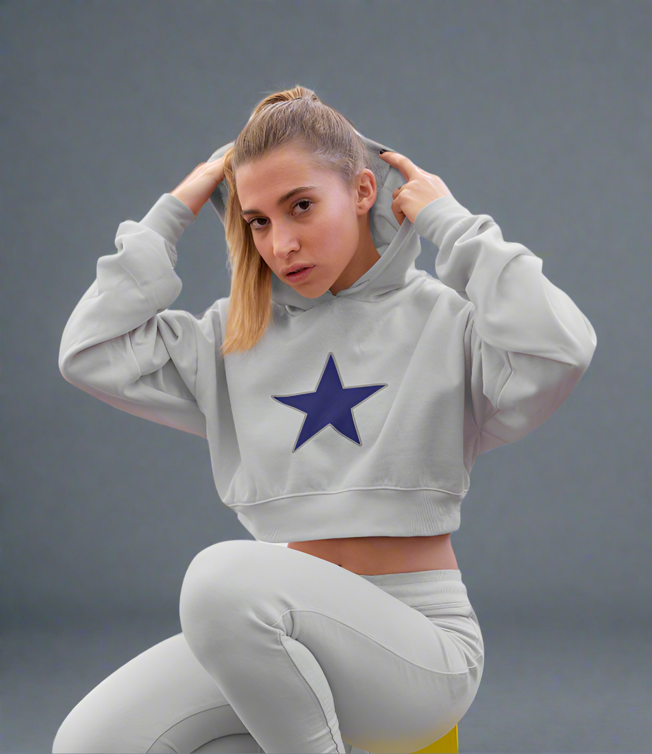 Cropped Hooded Sweatshirt - Dallas