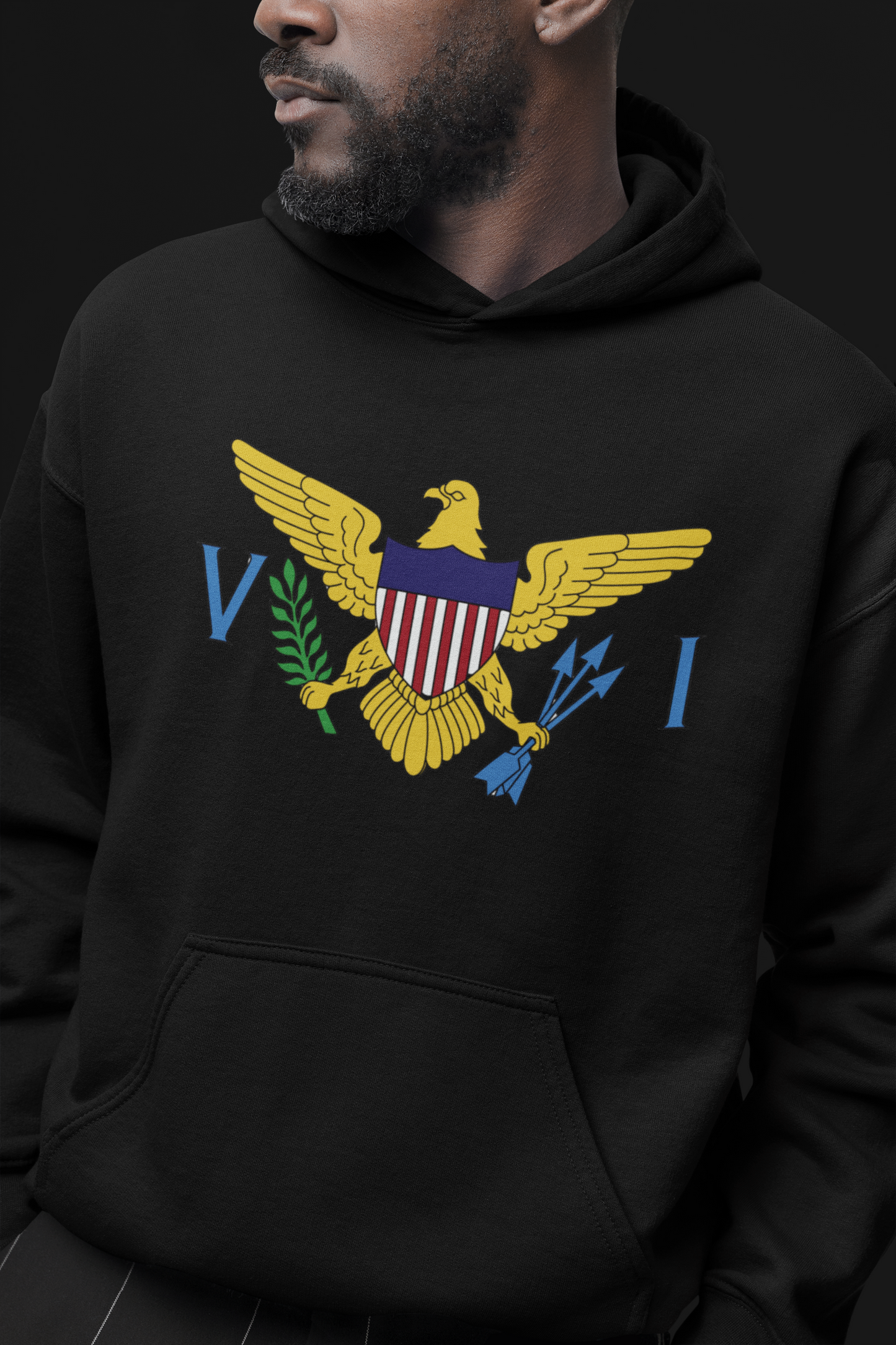 Unisex Hooded Sweatshirt - U.S. Virgin Islands