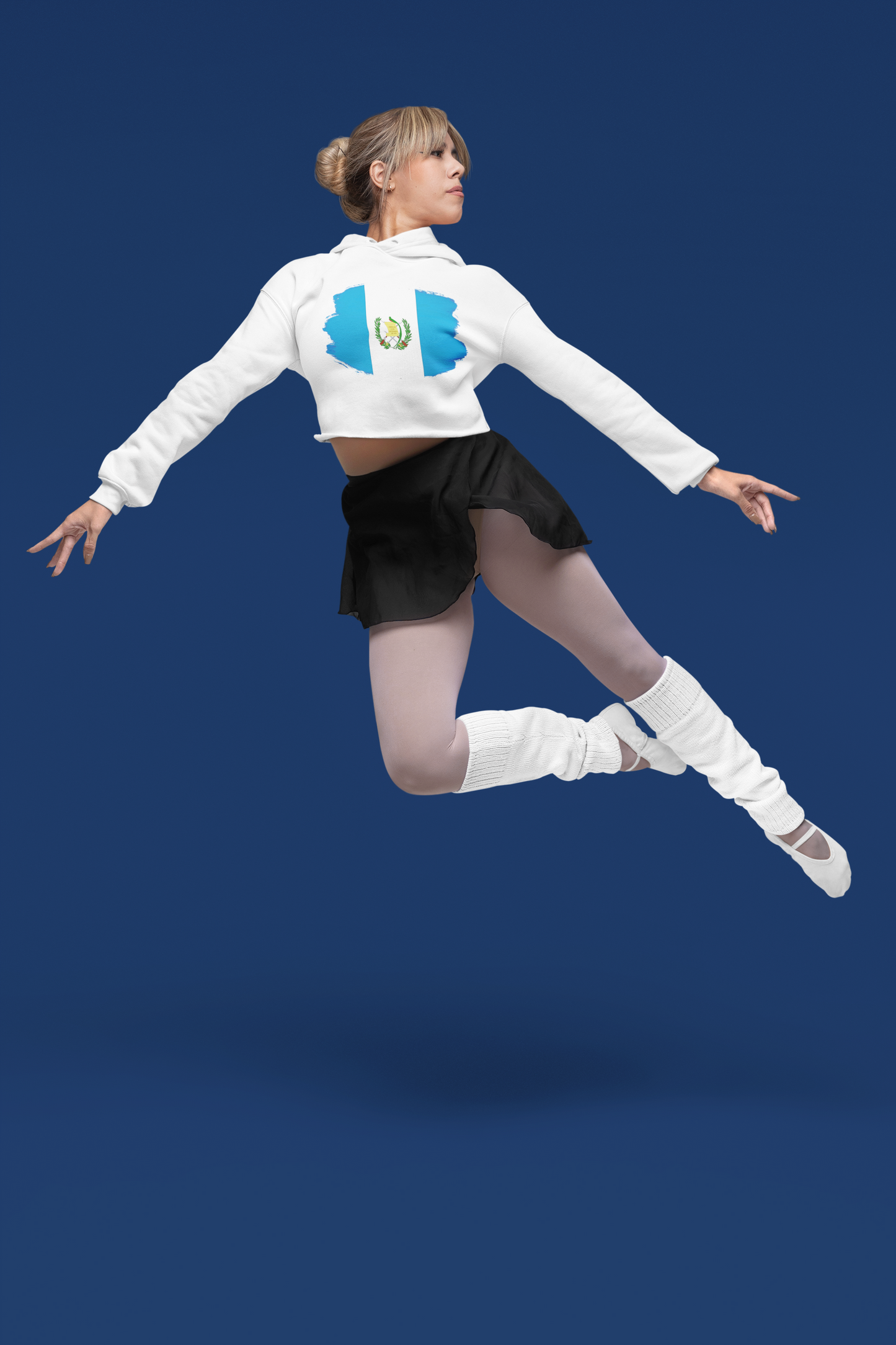 Cropped Hooded Sweatshirt - Guatemala