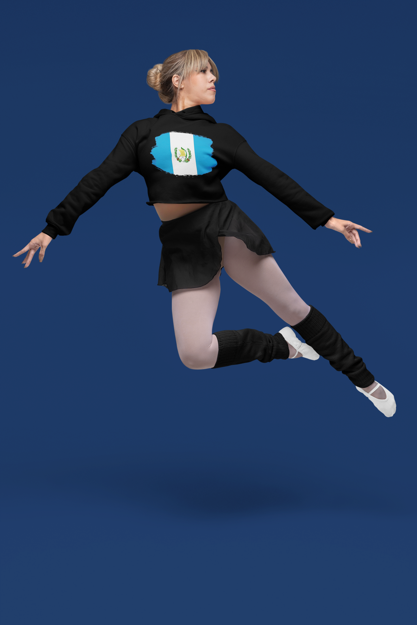 Cropped Hooded Sweatshirt - Guatemala