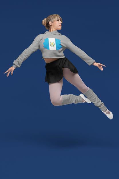 Cropped Hooded Sweatshirt - Guatemala