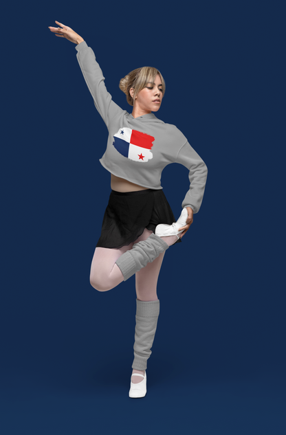 Cropped Hooded Sweatshirt - Panama