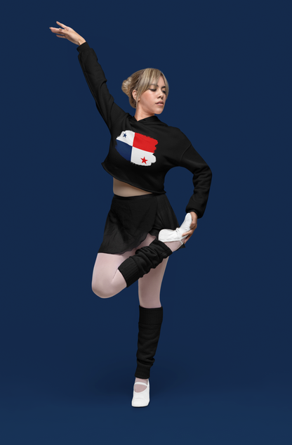 Cropped Hooded Sweatshirt - Panama