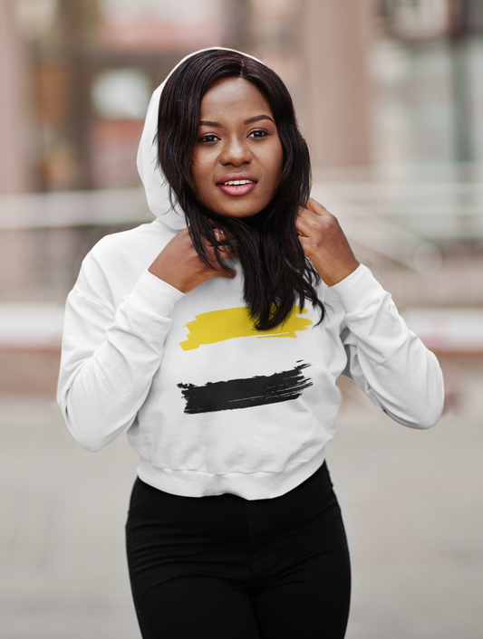 Cropped Hooded Sweatshirt - Garifuna