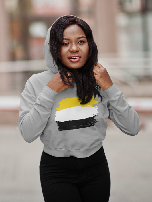 Cropped Hooded Sweatshirt - Garifuna