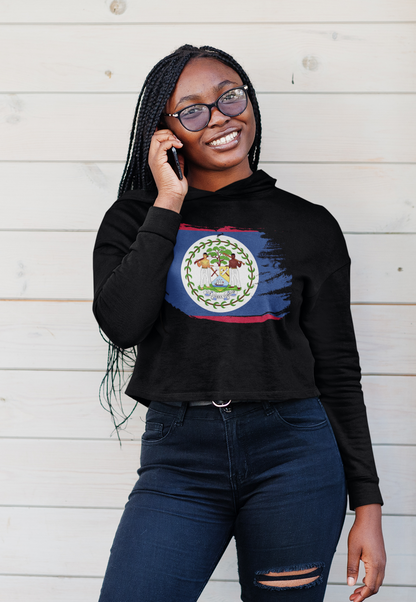 Cropped Hooded Sweatshirt - Belize