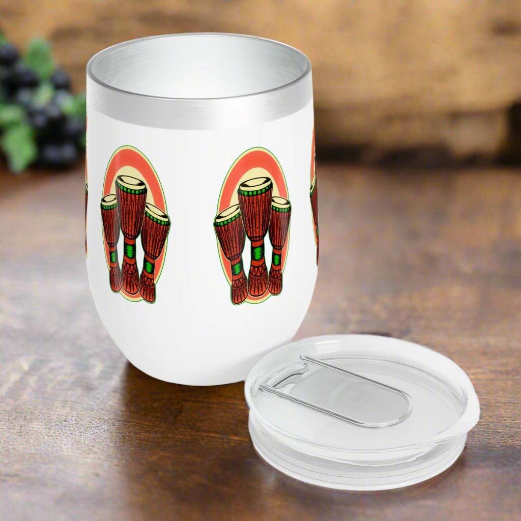 Wine Tumbler - Djembe