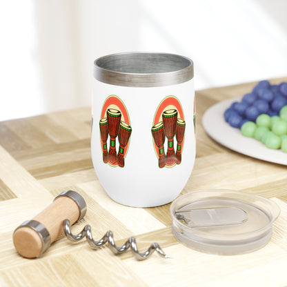 Wine Tumbler - Djembe