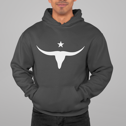 Unisex Hooded Sweatshirt - Long Horn
