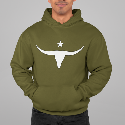 Unisex Hooded Sweatshirt - Long Horn