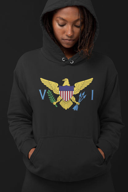 Unisex Hooded Sweatshirt - U.S. Virgin Islands