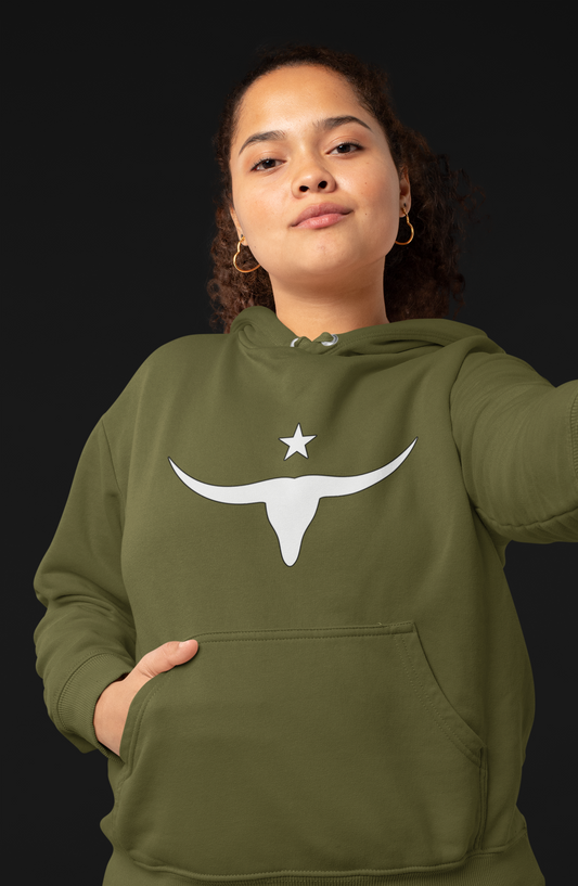 Unisex Hooded Sweatshirt - Long Horn