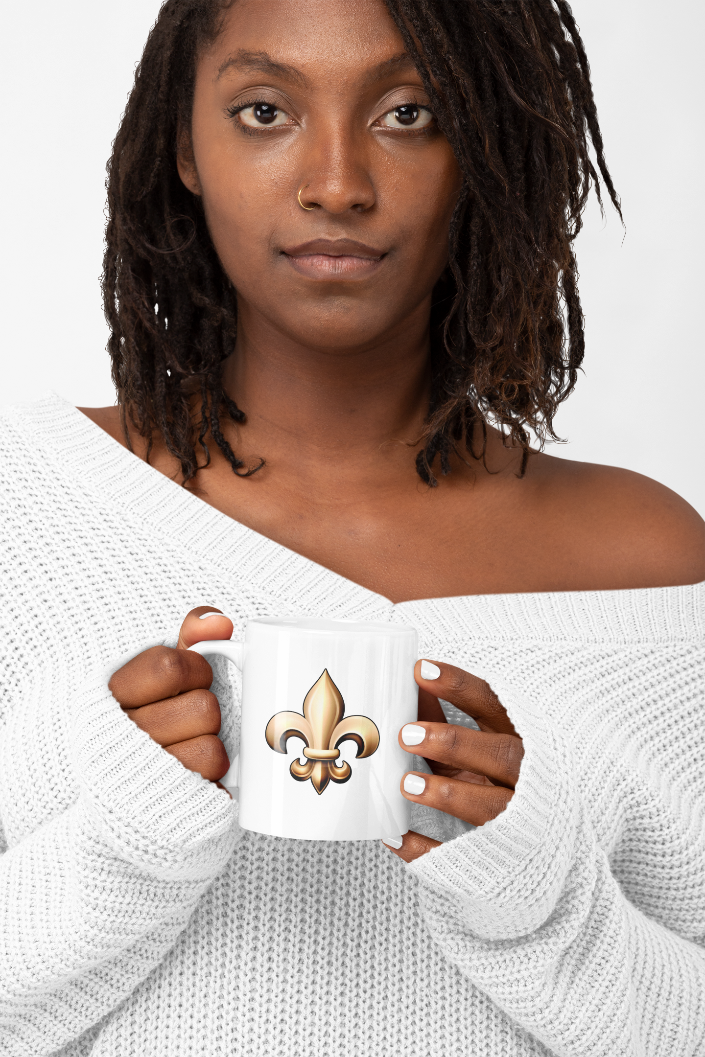 Ceramic Mug - Fleur De Lis