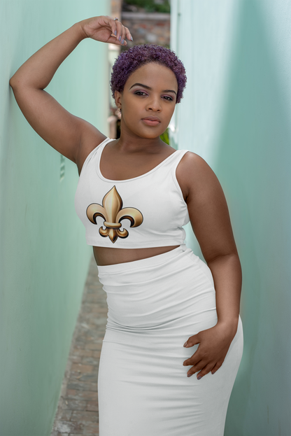 Sports Bra - Fleur De Lis