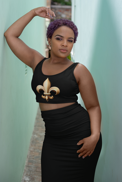 Sports Bra - Fleur De Lis