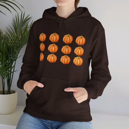 Unisex Hooded Sweatshirt - Fall Pumpkins