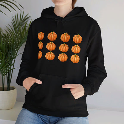 Unisex Hooded Sweatshirt - Fall Pumpkins