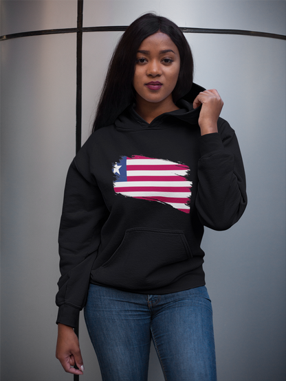 Unisex Hooded Sweatshirt - Liberia