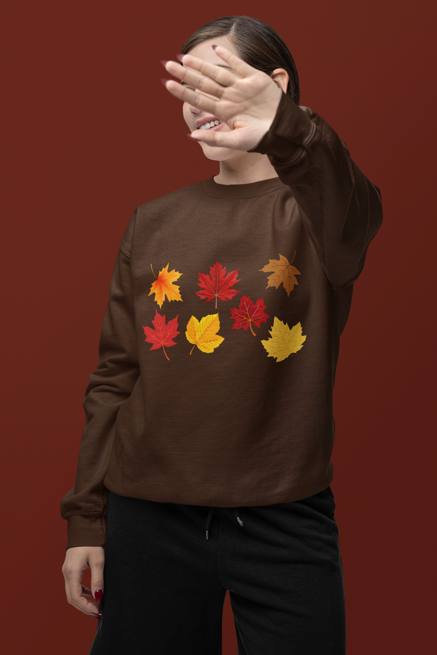 Unisex Crewneck Sweatshirt - Fall Leaves