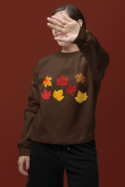 Unisex Crewneck Sweatshirt - Fall Leaves