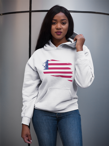 Unisex Hooded Sweatshirt - Liberia