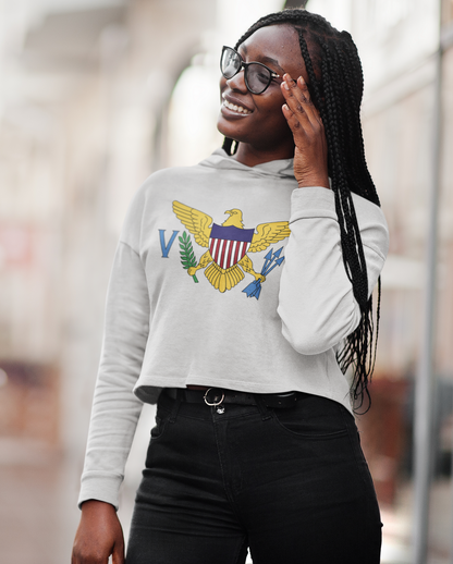 Cropped Hooded Sweatshirt - U.S. Virgin Islands