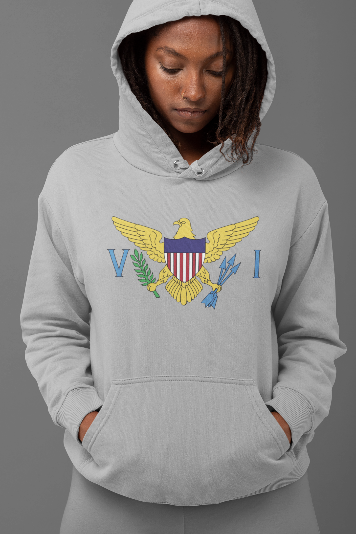 Unisex Hooded Sweatshirt - U.S. Virgin Islands