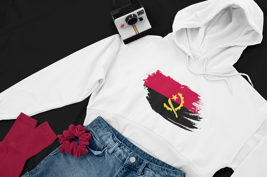 Cropped Hooded Sweatshirt - Angola