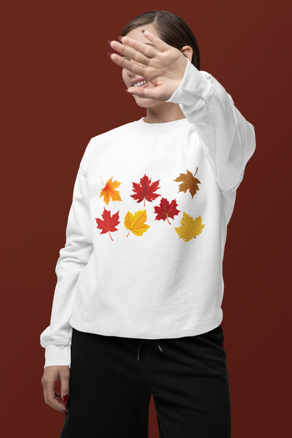 Unisex Crewneck Sweatshirt - Fall Leaves