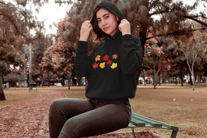 Unisex Hooded Sweatshirt - Fall Leaves