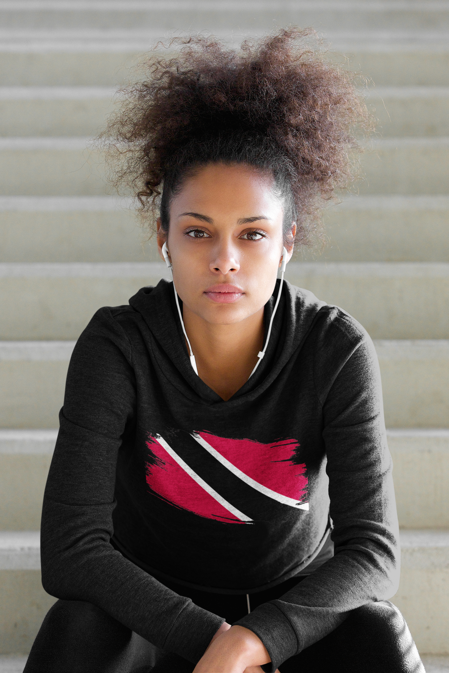 Cropped Hooded Sweatshirt - Trinidad & Tobago