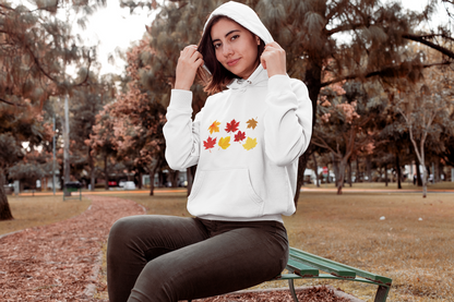 Unisex Hooded Sweatshirt - Fall Leaves