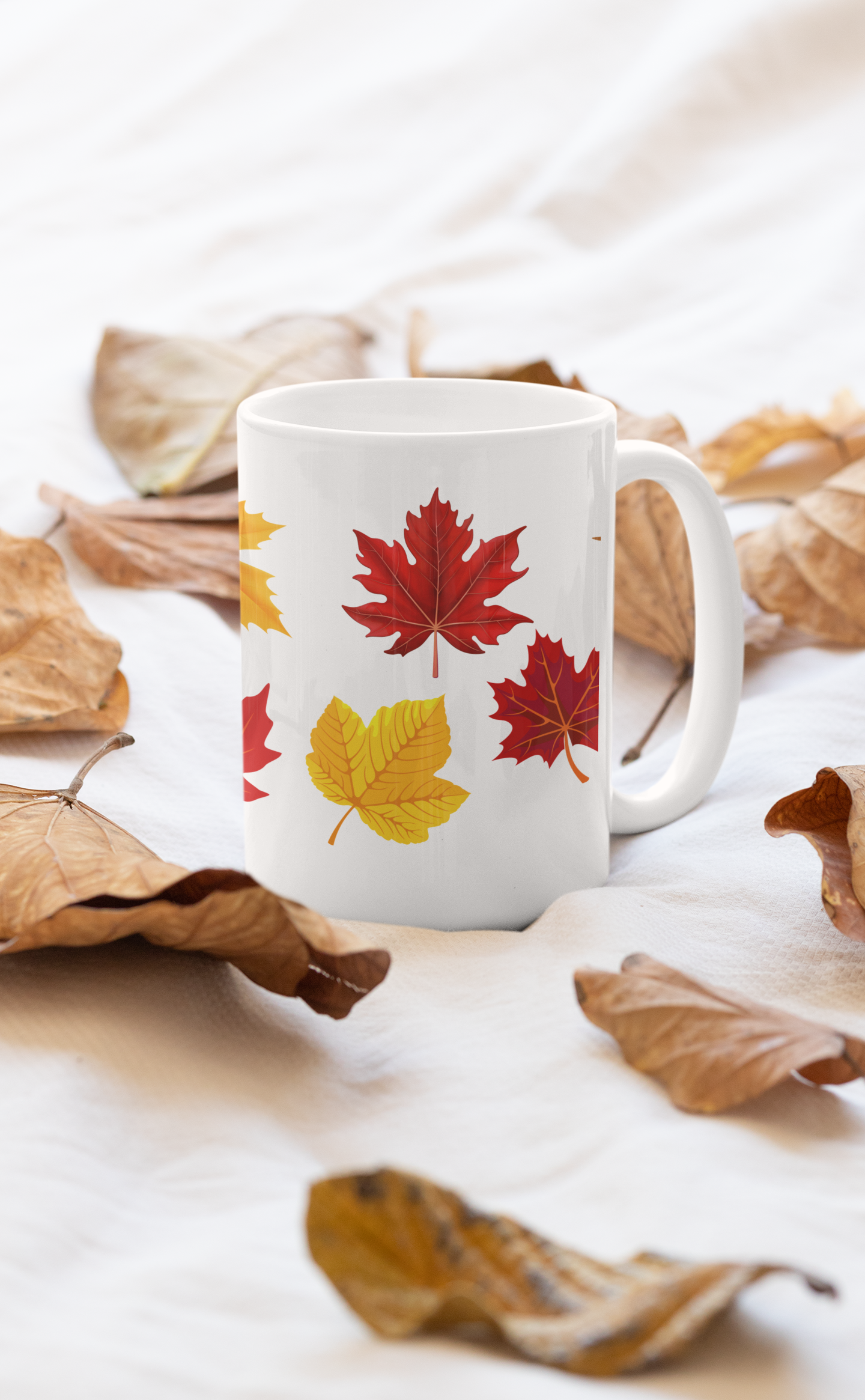 Ceramic Mug - Fall Leaves