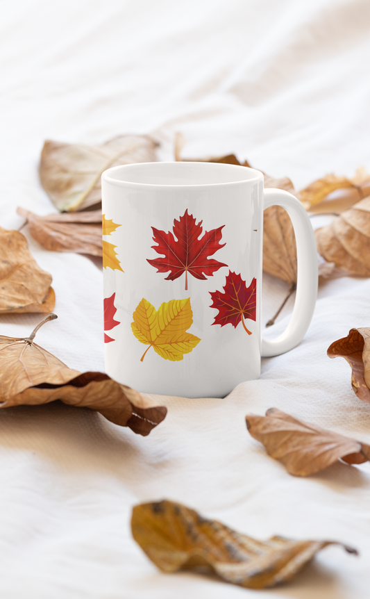 Ceramic Mug - Fall Leaves
