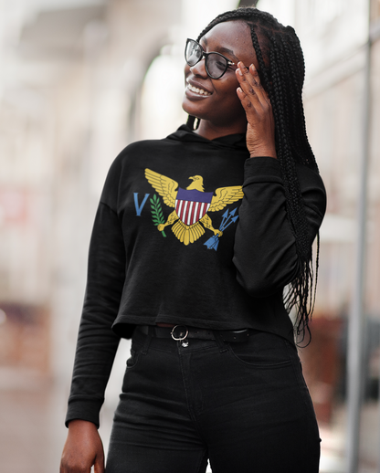 Cropped Hooded Sweatshirt - U.S. Virgin Islands