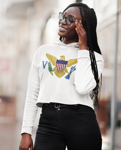 Cropped Hooded Sweatshirt - U.S. Virgin Islands