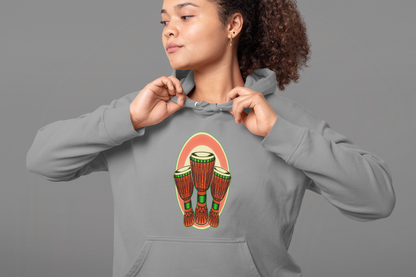 Unisex Hooded Sweatshirt - Djembe