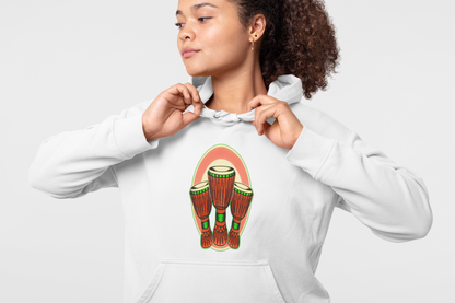 Unisex Hooded Sweatshirt - Djembe