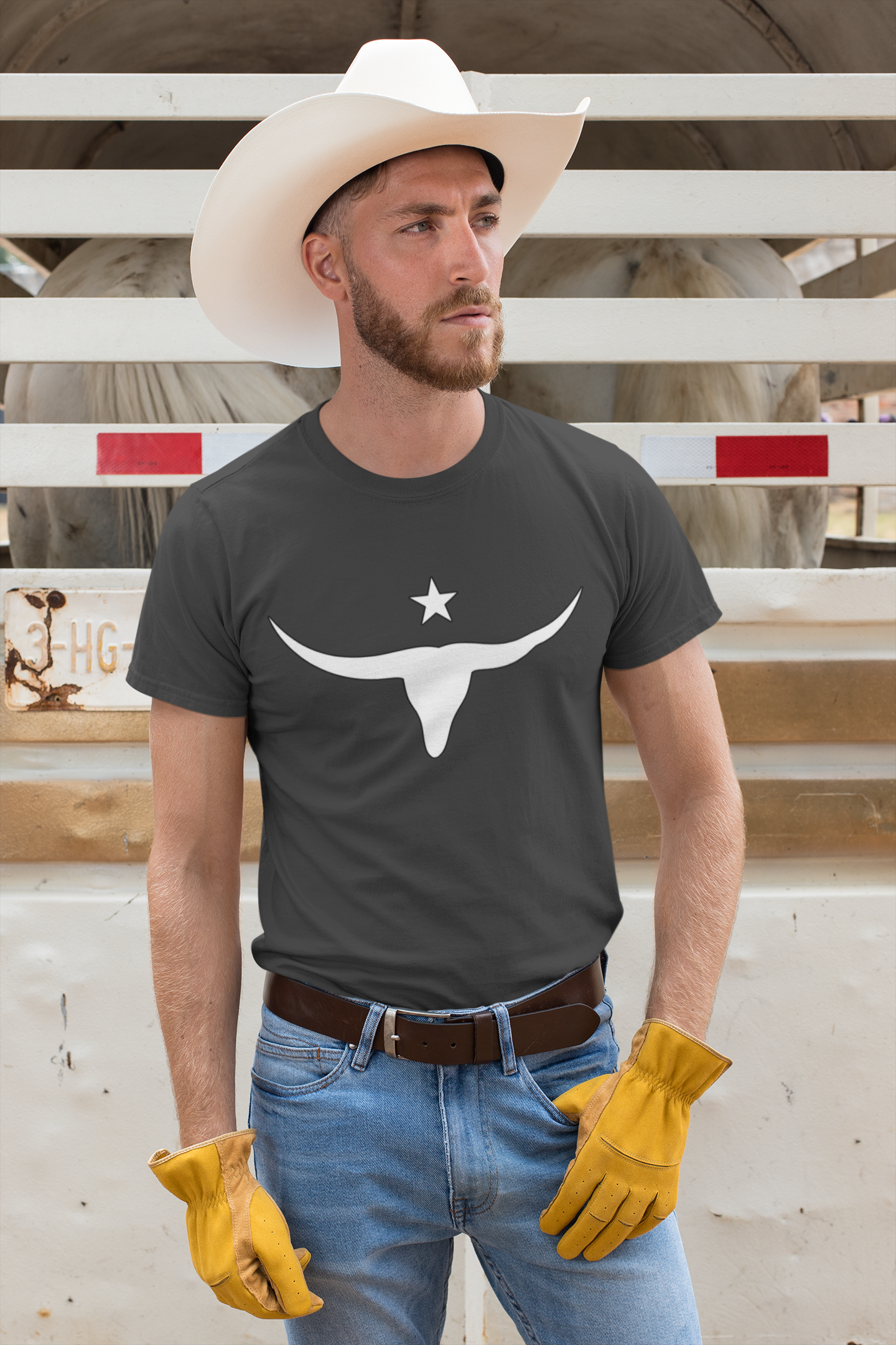 Unisex Softstyle T-Shirt - Long Horn