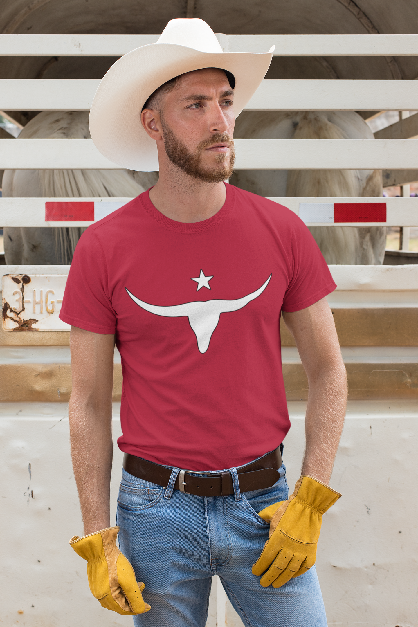 Unisex Softstyle T-Shirt - Long Horn